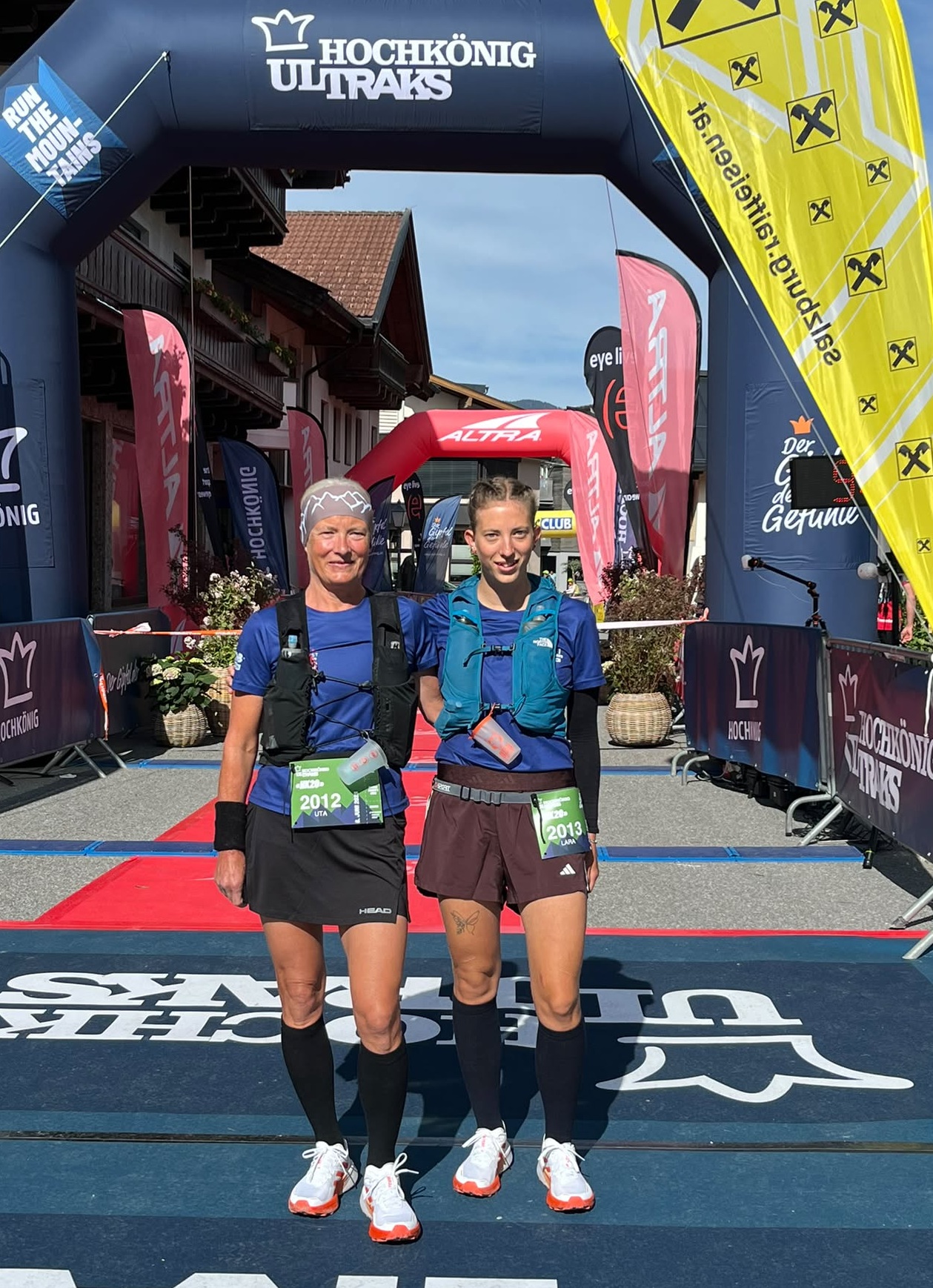 Lara Joseph und Uta Siemon-Joseph beim Hochkönig Ultraks in Maria Alm Lara Joseph und Uta Siemon-Joseph beim Hochkönig Ultraks in Maria Alm