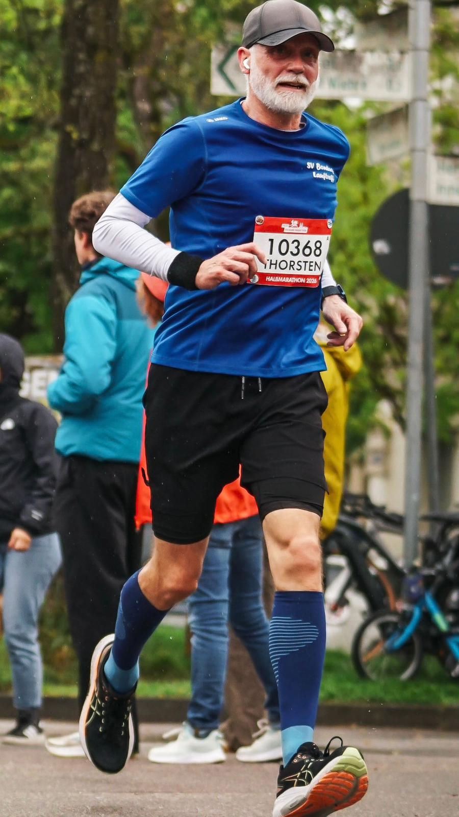Thorsten Stegitz beim Halbmarathon in Freiburg